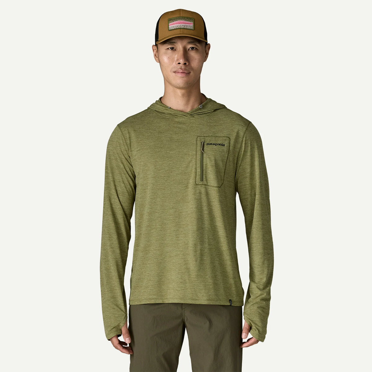 Patagonia Cap Cool Sun Hoody – Men’s Performance Sun Shirt Fitz Roy Trout