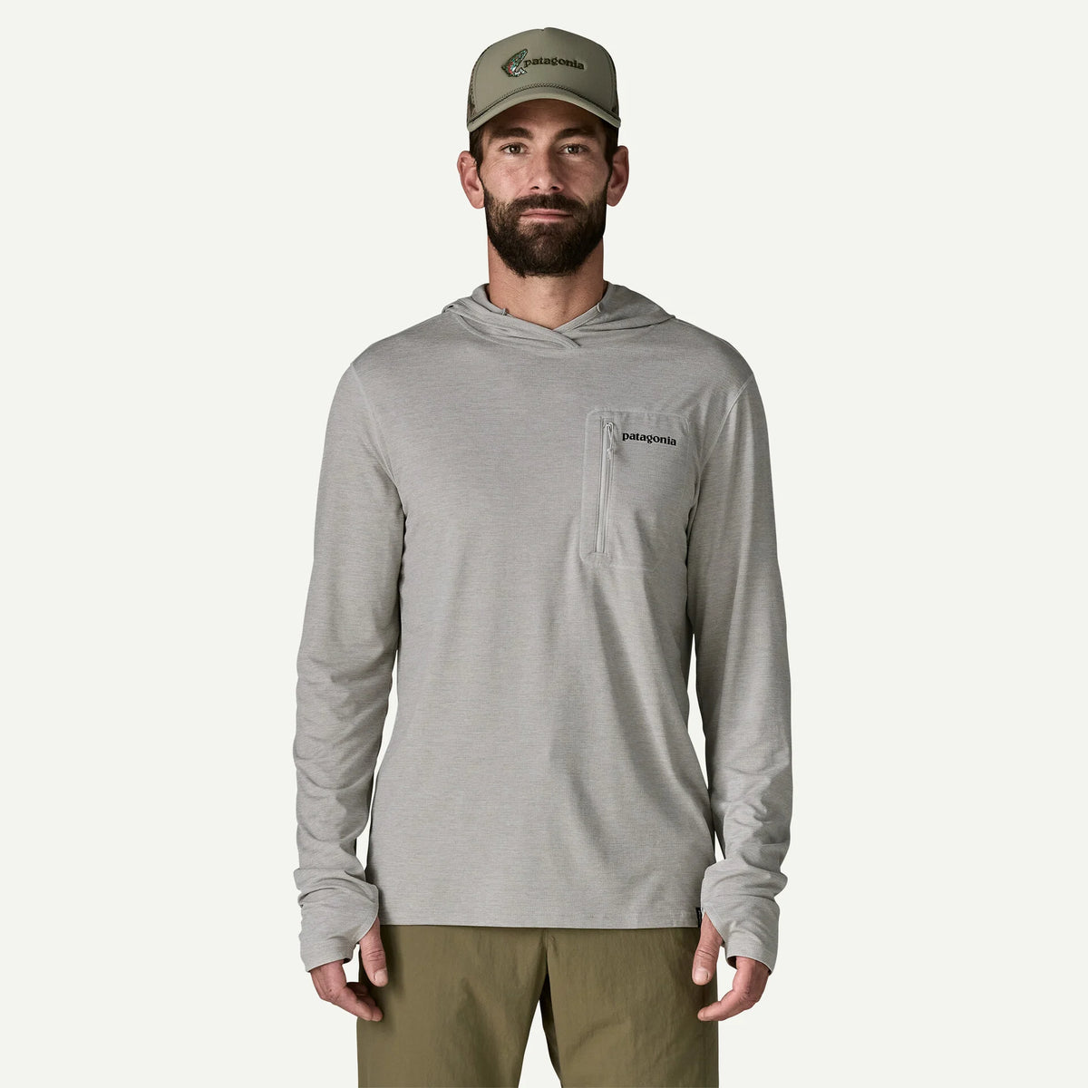 Patagonia Cap Cool Sun Hoody – Men’s Performance Sun Shirt Fitz Roy Trout