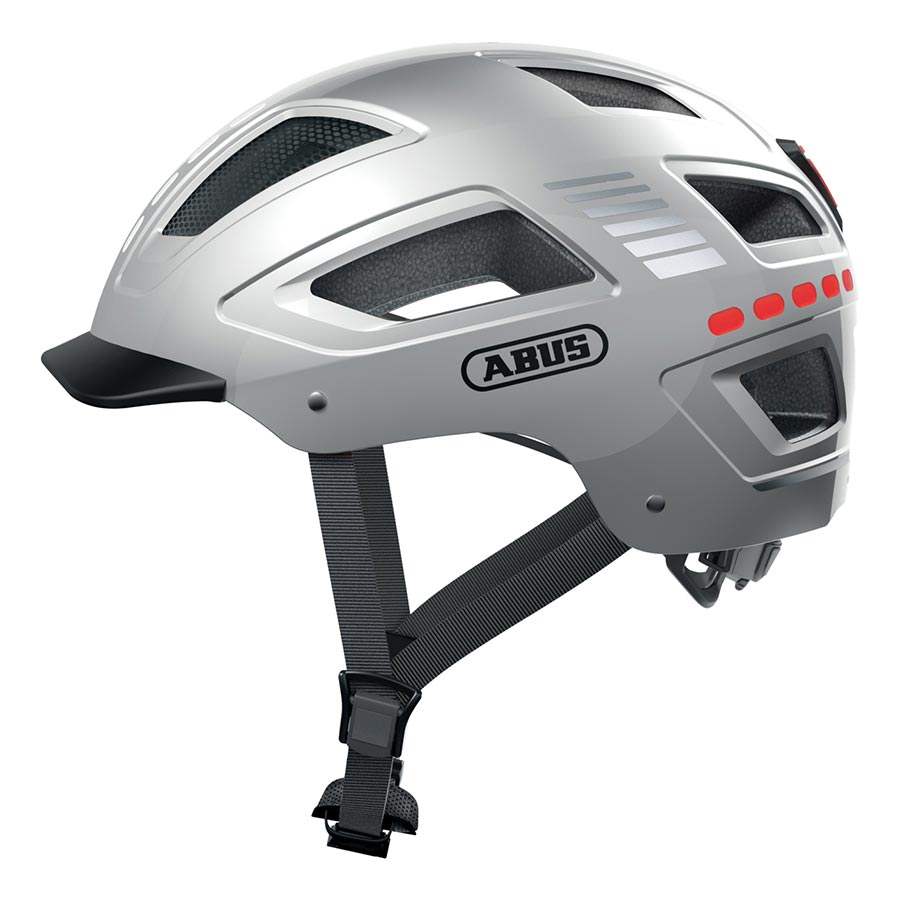 ABUS Hyban 2.0 LED Helmet – Urban Cycling Safety with Integrated LED Lights & Hard Shell Protection