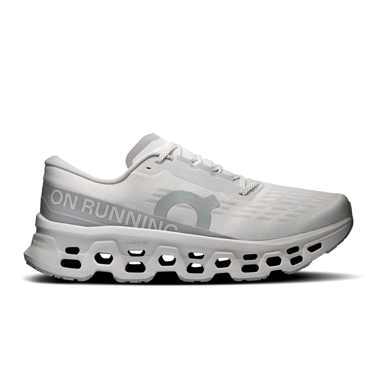 On Cloudmonster 3 Men's road running shoe in Wolf/Wolf