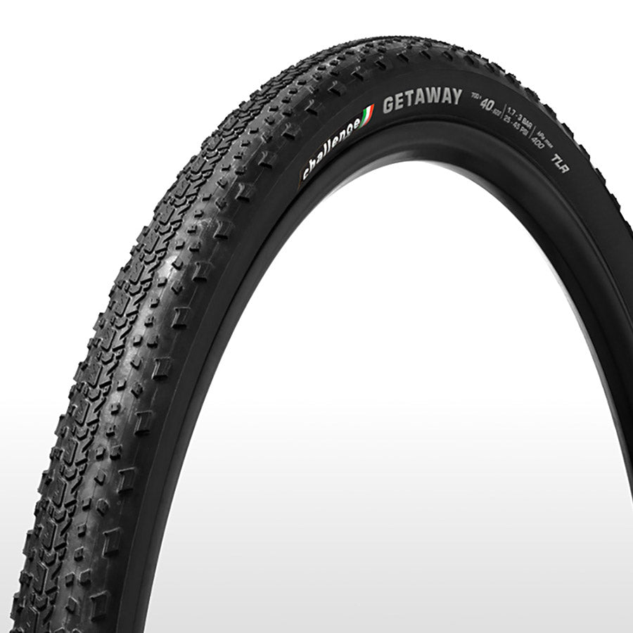 Challenge, Getaway Race V-TLR, Gravel Tire, 700x40C, Folding, Tubeless Ready, SMART-V, PPS, 120TPI