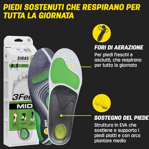Sidas Footbed 3Feet Activ' Insoles