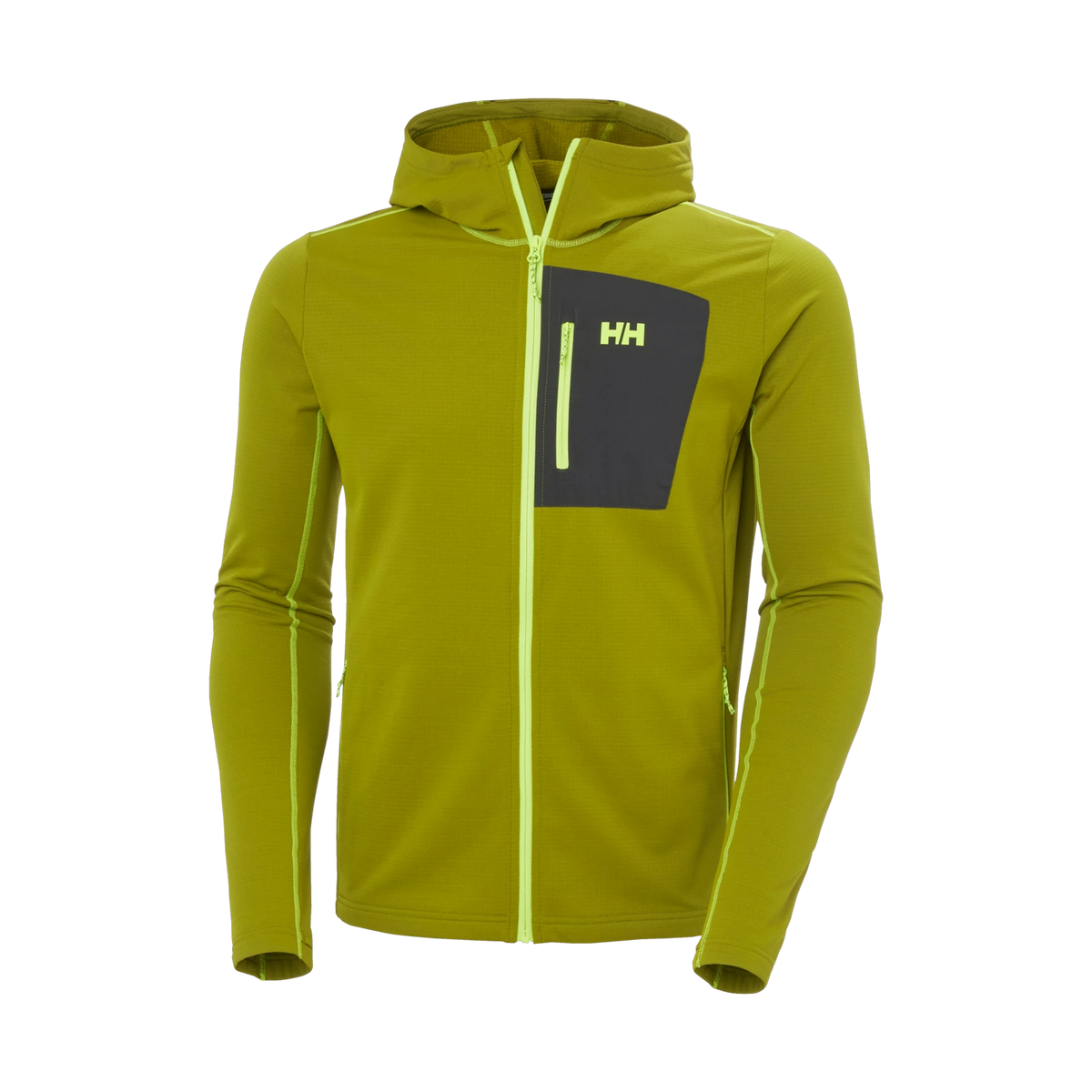 Helly Hansen Versalite Hooded Fleece Jacket - Men's - Olive Green