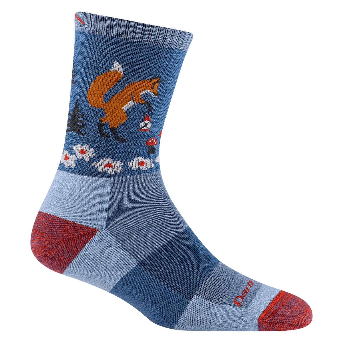 Darn Tough Critter Club Lightweight Micro Crew Women's Sock – Durable, Comfortable, and Fun Socks for Everyday Adventures