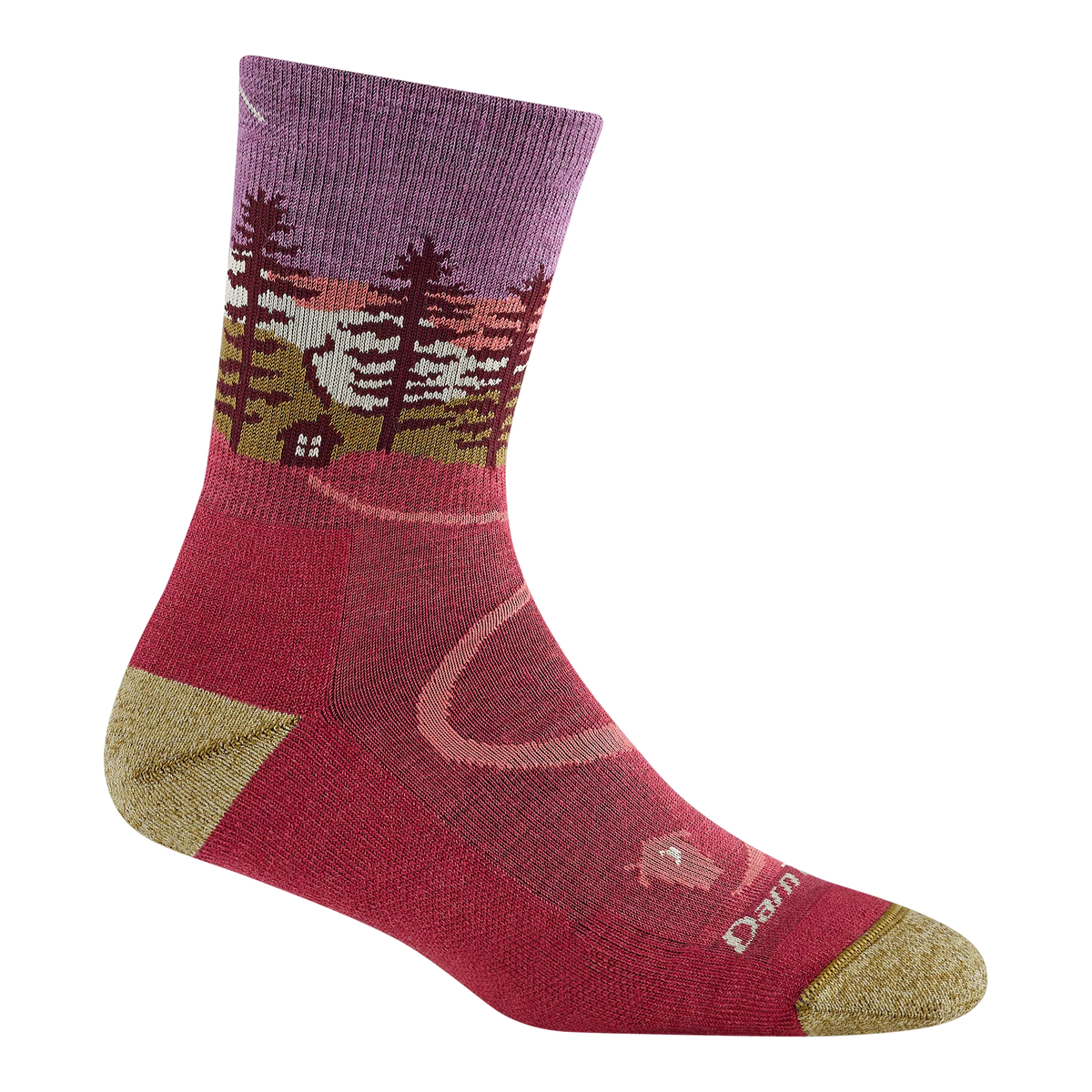 Darn Tough 5013 Northwoods Micro Crew Midweight Hiking Socks – Women’s Merino Wool Performance Socks