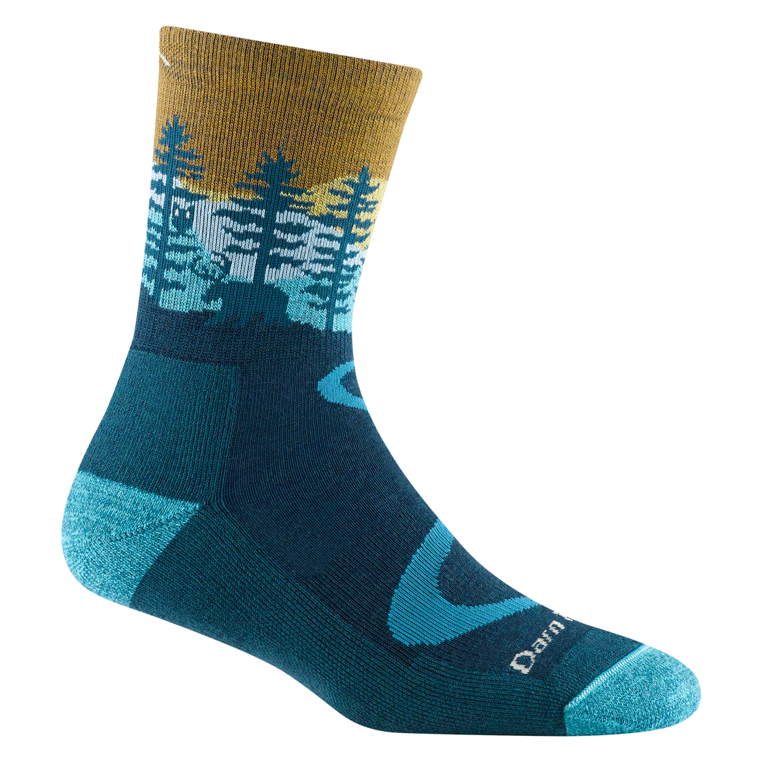 Darn Tough 5013 Northwoods Micro Crew Midweight Hiking Socks – Women’s Merino Wool Performance Socks