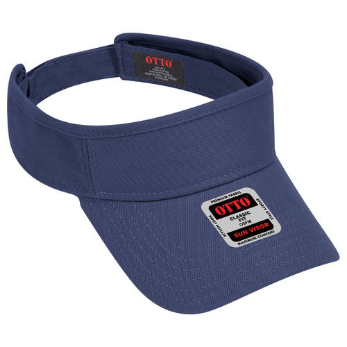 OTTO CAP® 60-263 Sun Visor – Adjustable Cotton Twill Visor OSFM