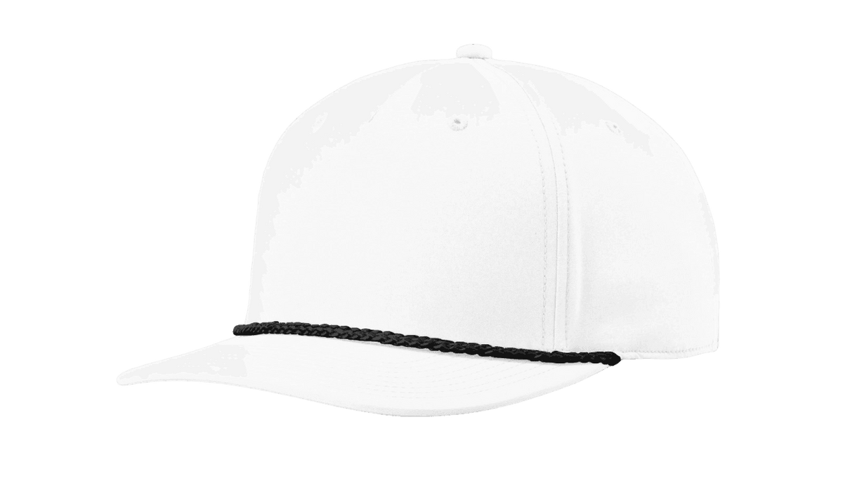 Richardson 258 Snapback Rope Hat Five Panel Classic Rope Cap Performance Polyester