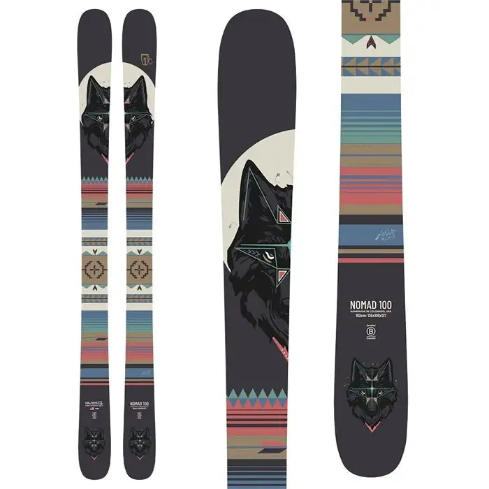 Icelantic Nomad 100 Skis – Versatile All-Mountain Freeride Performance