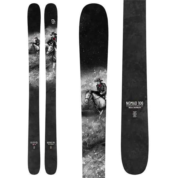 Icelantic Nomad 106 Skis – All-Mountain Freeride Performance