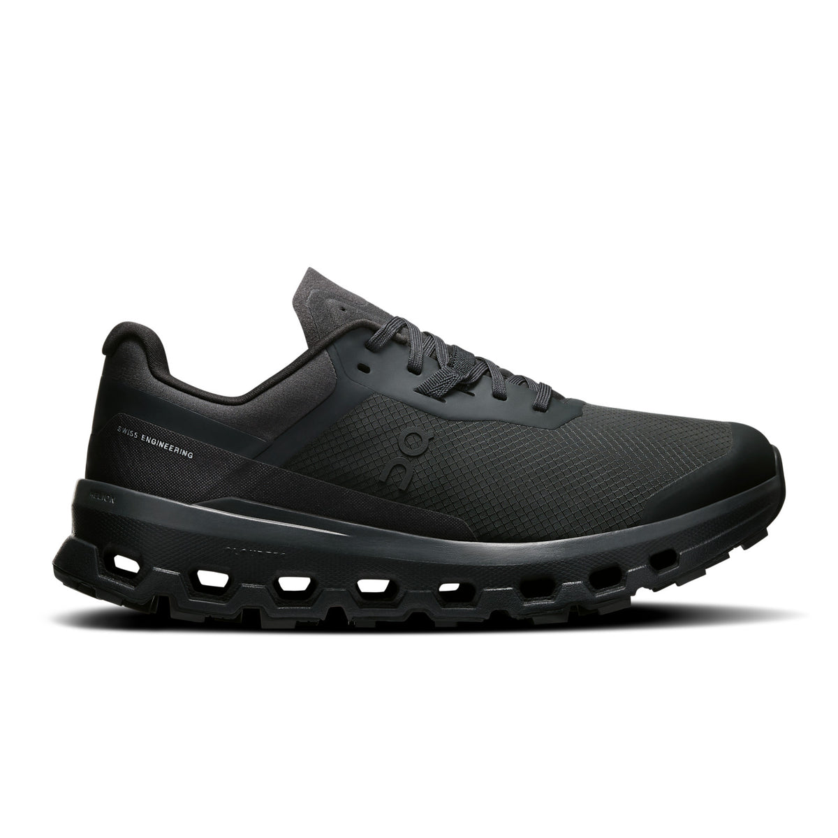 On Cloudvista 2 Women's trail running shoe in Black/Black