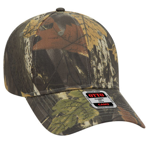 OTTO CAP® 78-353 - Camouflage 6 Panel Low Profile Baseball Cap