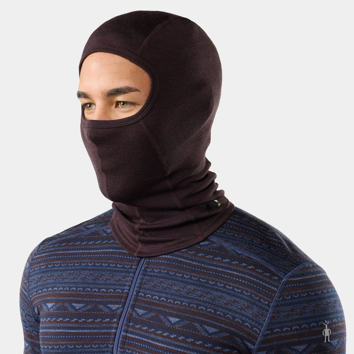 Smartwool Thermal Merino Wool Balaclava in Mink Heather