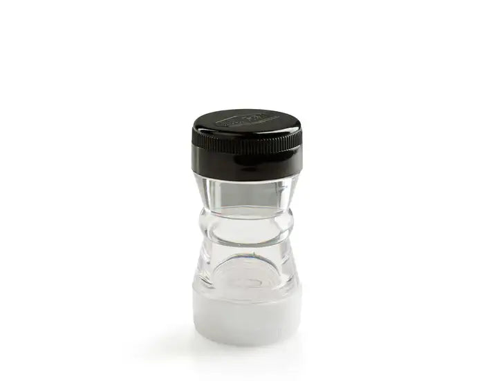GSI Outdoors Salt + Pepper Shaker – Dual Waterproof Compartment, Ultra-Compact Camp Seasoning Container