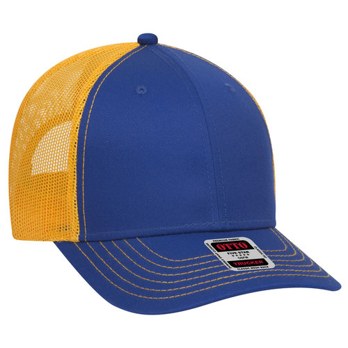 OTTO CAP 83-1239 - 6 Panel Low Profile Mesh Back Trucker Hat