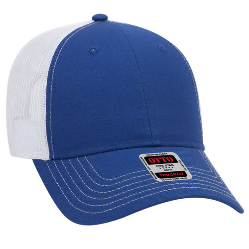 OTTO CAP 83-1239 - 6 Panel Low Profile Mesh Back Trucker Hat