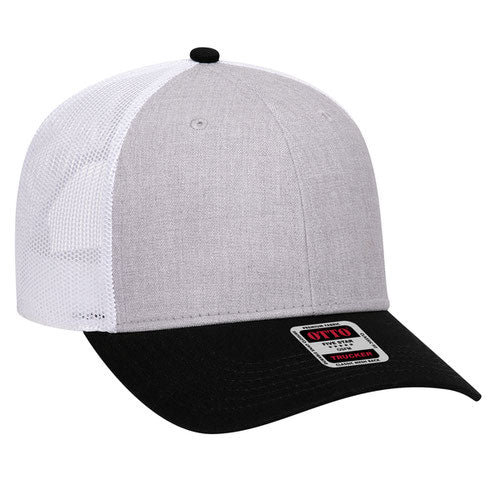 OTTO CAP 83-1239 - 6 Panel Low Profile Mesh Back Trucker Hat