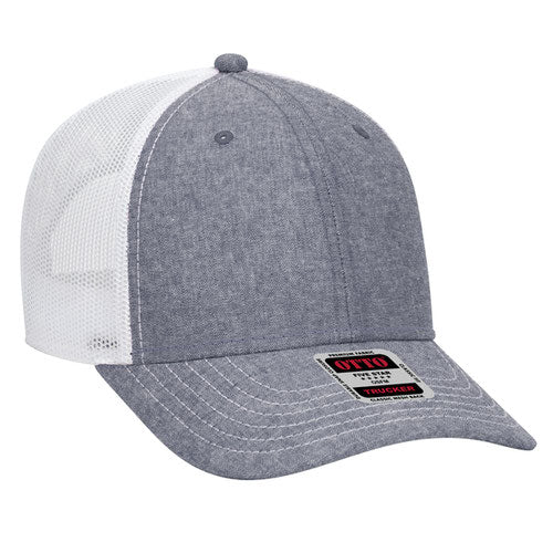 OTTO CAP 83-1239 - 6 Panel Low Profile Mesh Back Trucker Hat