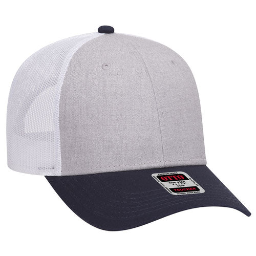 OTTO CAP 83-1239 - 6 Panel Low Profile Mesh Back Trucker Hat