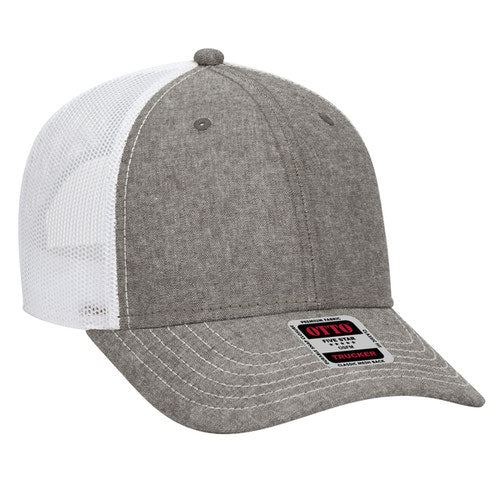 OTTO CAP 83-1239 - 6 Panel Low Profile Mesh Back Trucker Hat