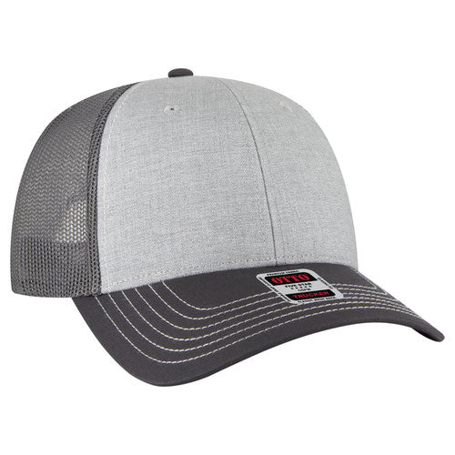 OTTO CAP 83-1239 - 6 Panel Low Profile Mesh Back Trucker Hat