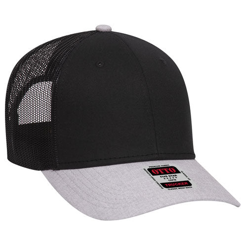 OTTO CAP 83-1239 - 6 Panel Low Profile Mesh Back Trucker Hat