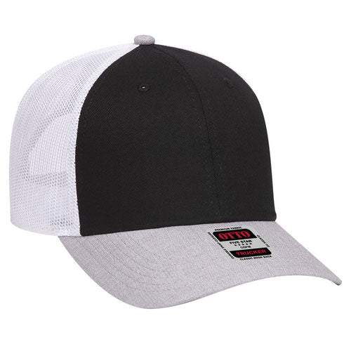 OTTO CAP 83-1239 - 6 Panel Low Profile Mesh Back Trucker Hat