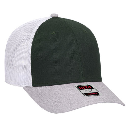 OTTO CAP 83-1239 - 6 Panel Low Profile Mesh Back Trucker Hat