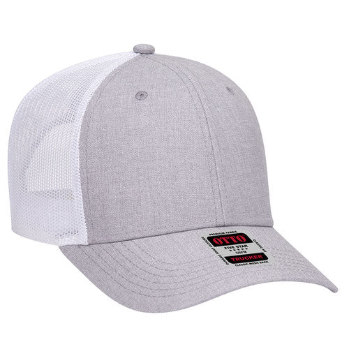 OTTO CAP 83-1239 - 6 Panel Low Profile Mesh Back Trucker Hat