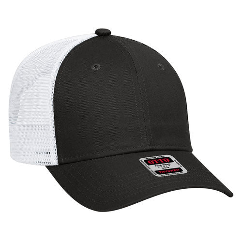 OTTO CAP® 83-473 - 6 Panel Low Profile Mesh Back Trucker Hat
