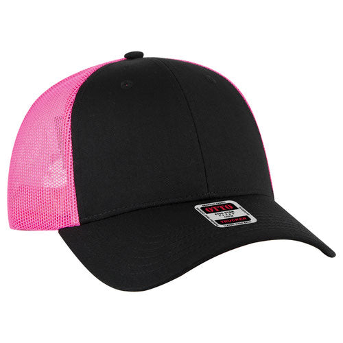 OTTO CAP® 83-473 - 6 Panel Low Profile Mesh Back Trucker Hat