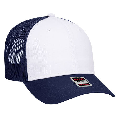 OTTO CAP® 83-473 - 6 Panel Low Profile Mesh Back Trucker Hat