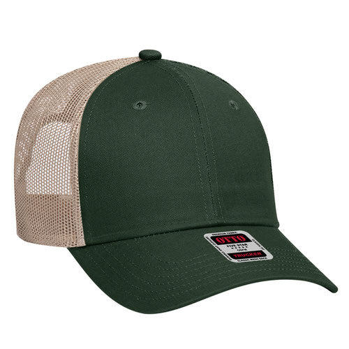 OTTO CAP® 83-473 - 6 Panel Low Profile Mesh Back Trucker Hat