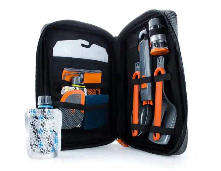 GSI Outdoors Gourmet Kitchen Set 11 – Complete 11-Piece Camp Cooking & Meal Prep Kit with Zippered Carry Case
