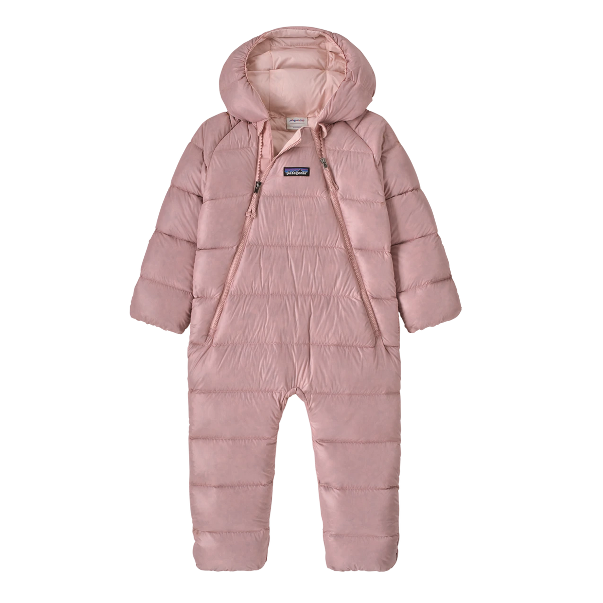 Patagonia Hi-Loft Down Sweater Bunting - Baby - 600-Fill Down Insulated One-Piece Bunting - FUZZY MAUVE