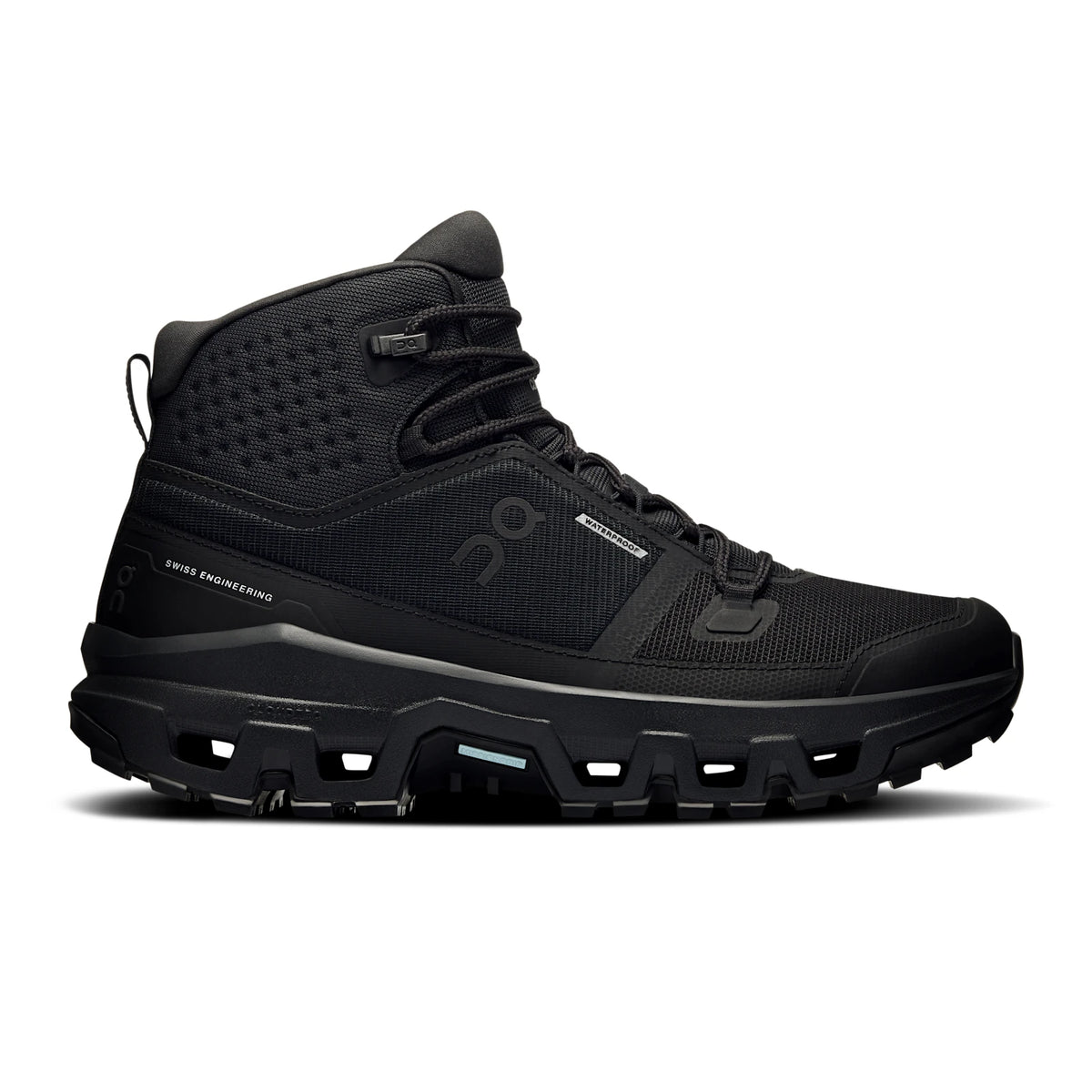 On Cloudrock Mid Waterproof Women's - Black/Black
