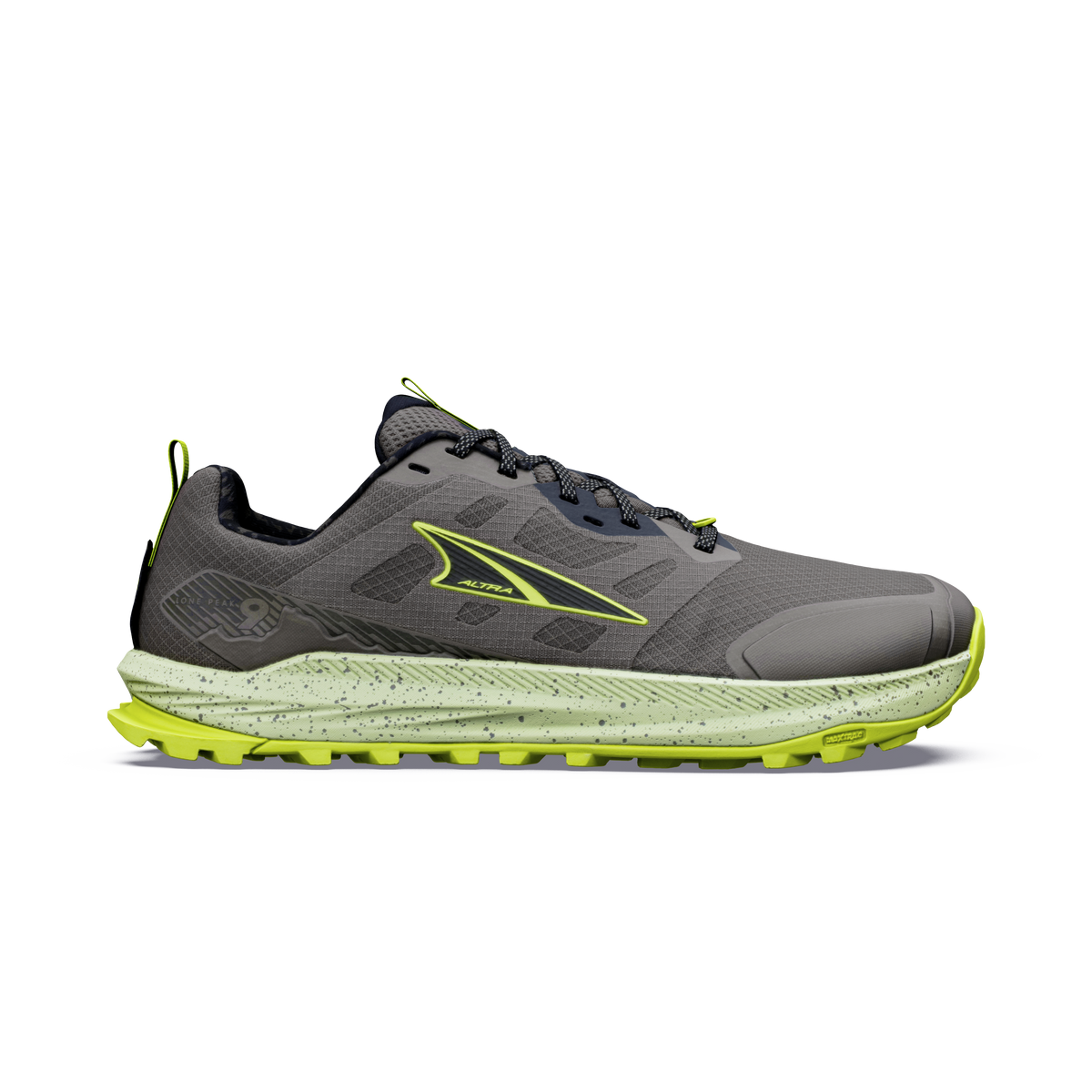 Altra Lone Peak 9 Men's Dark Gull Grey/Black/Lime