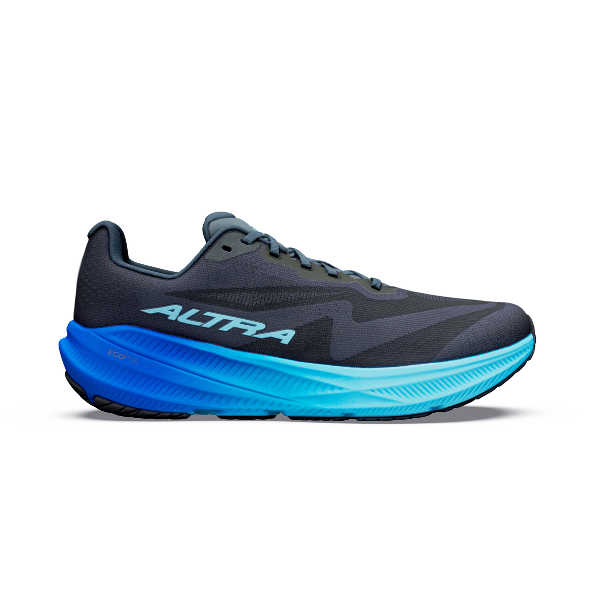 Altra Experience Flow 3 Men's road running shoe in Black/Black/Bluefish