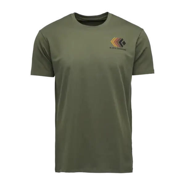 Black Diamond Men's Faded Short Sleeve Tee – Organic Cotton & Everyday Comfort