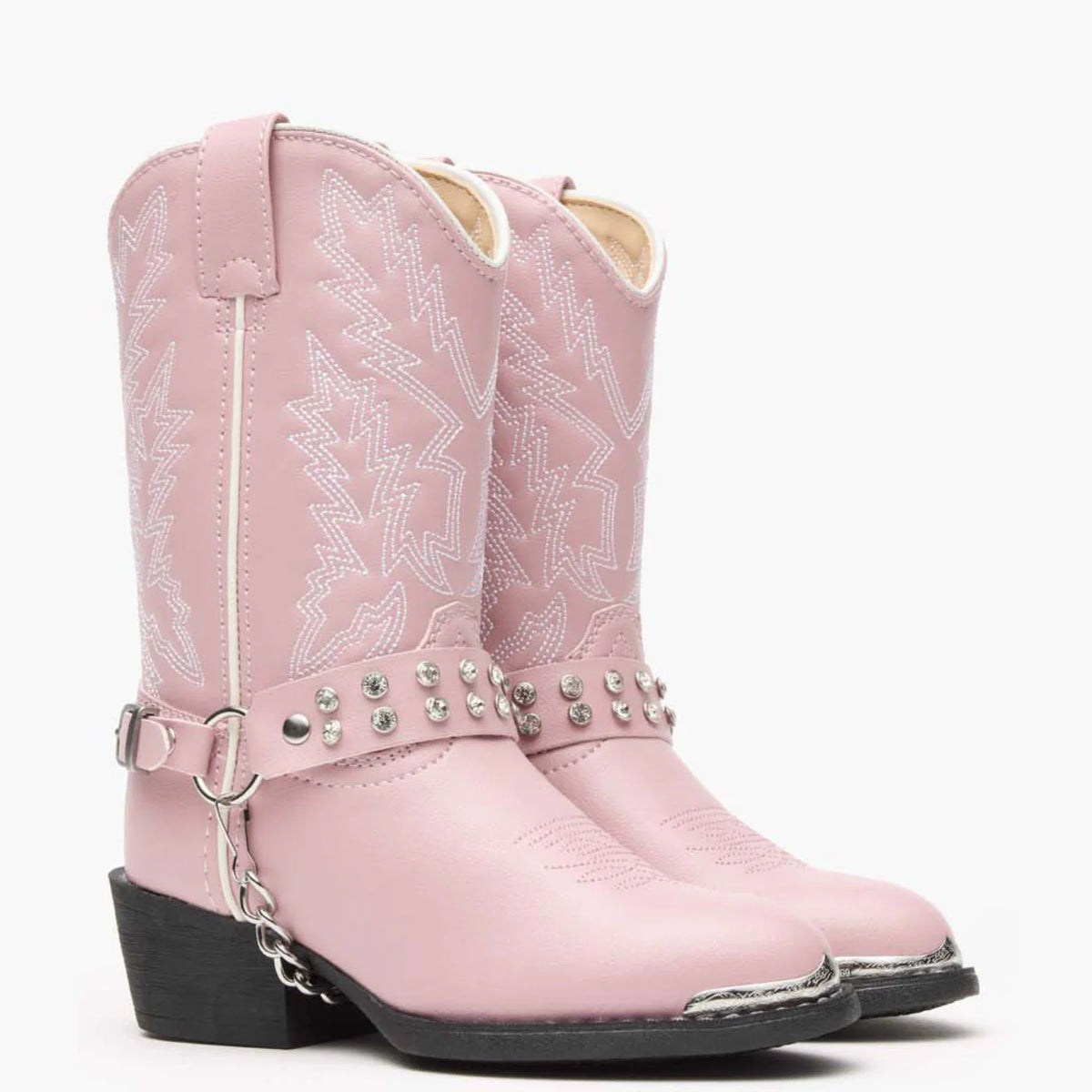 Durango® Lil' Durango® Pink Rhinestone Western Boot - Kids'