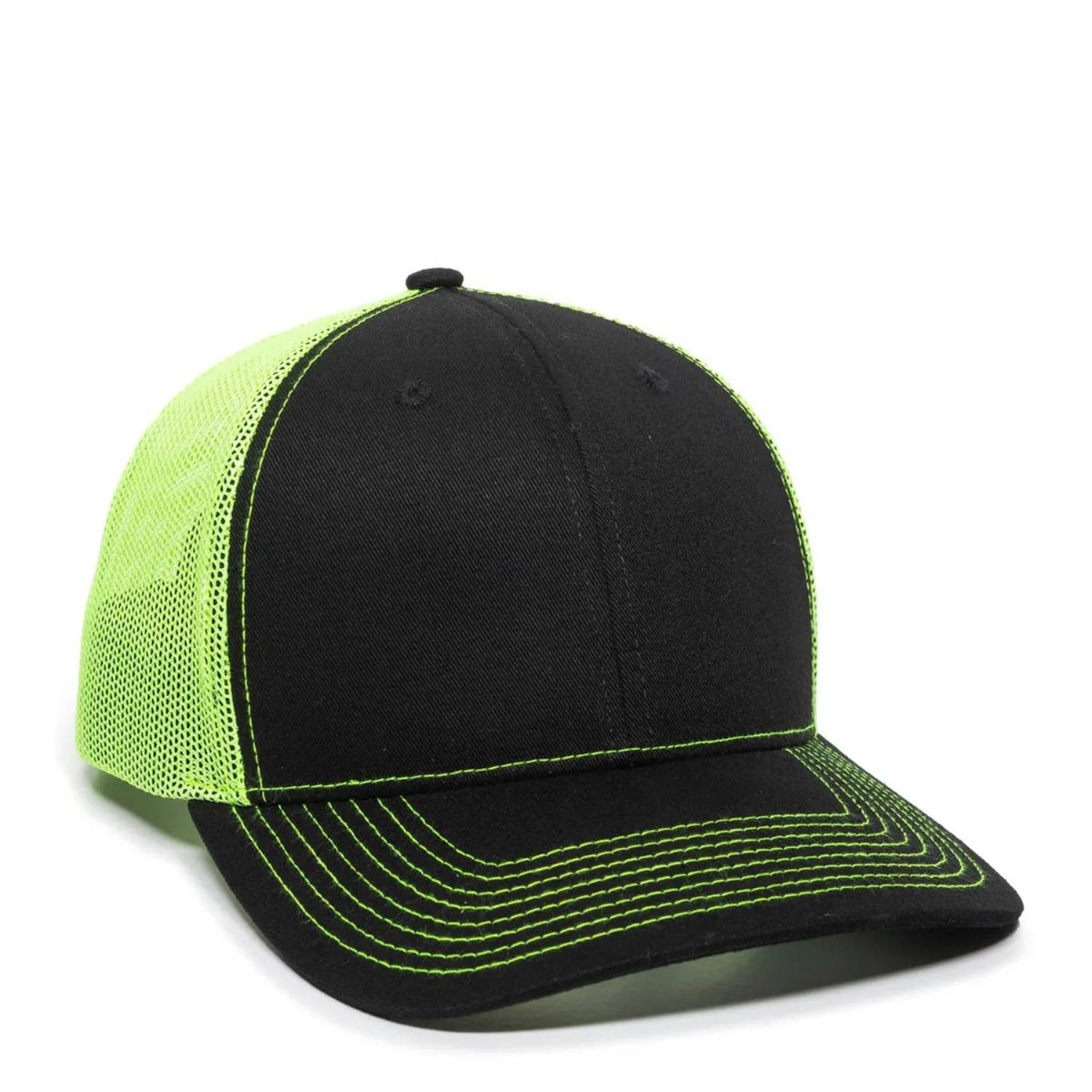 Outdoor Cap OC771 Premium Modern Trucker Cap – Pro Round Crown, Mesh Back, Structured Fit, Adjustable Snapback