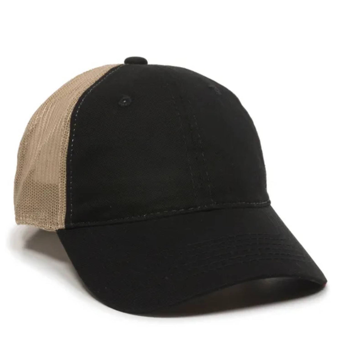 Outdoor Cap FWT-130 Garment Washed Trucker Hat – Unstructured Low Crown, Mesh Back, Adjustable Closure
