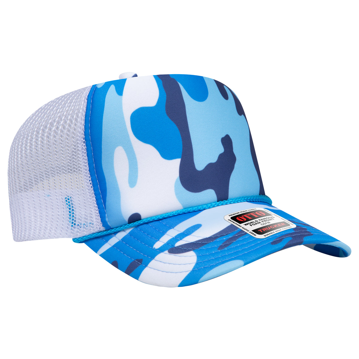 OTTO CAP 39-165 Foam Trucker Hat 5 Panel High Crown Trucker Cap - OSFM - OTTO 39