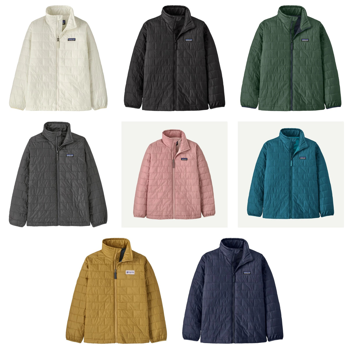 Patagonia Nano Puff® Brick Quilt Jacket - Kids' - Lightweight Packable Insulated Jacket - all colorways