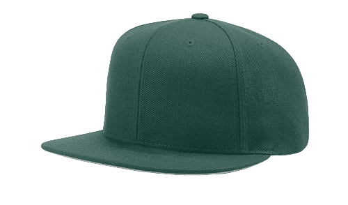 Richardson 510 Flatbill Snapback Cap Wool Blend Hat Hi-Profile Adjustable Snapback