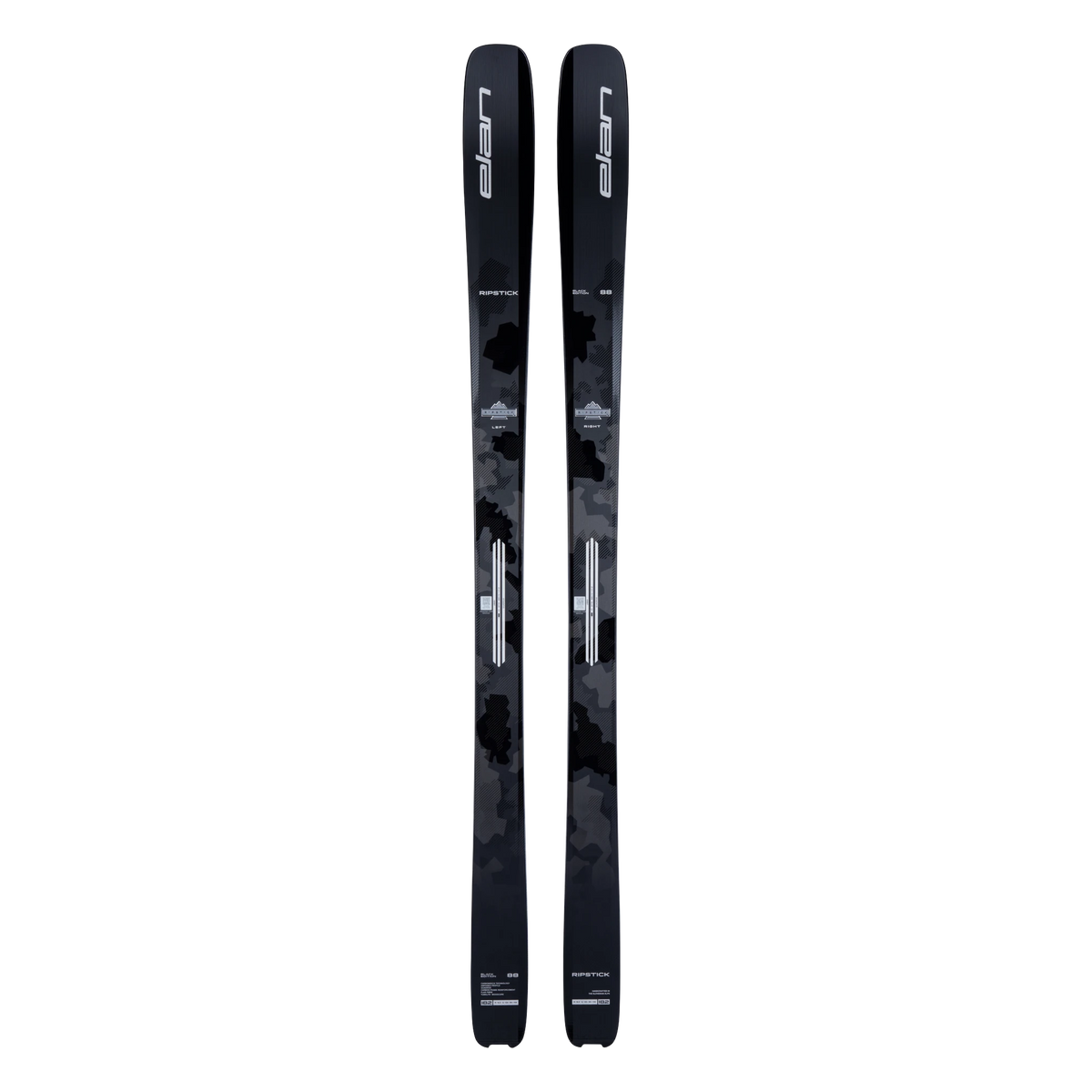 Elan Ripstick 88 Black Edition men's all-mountain freeride skis, flat ski without bindings - 2027