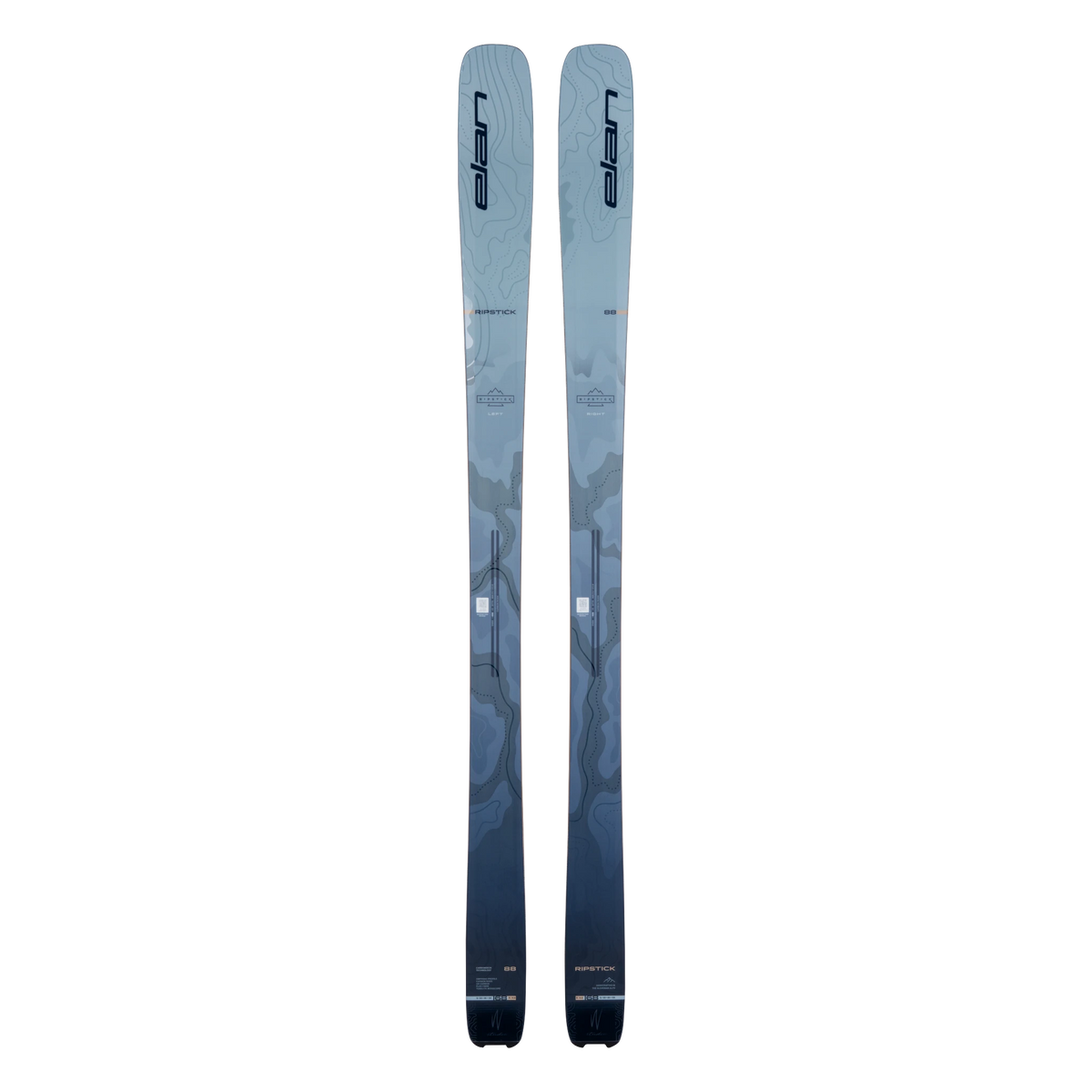 Elan Ripstick 88 women's all-mountain freeride skis, flat ski without bindings - 2027