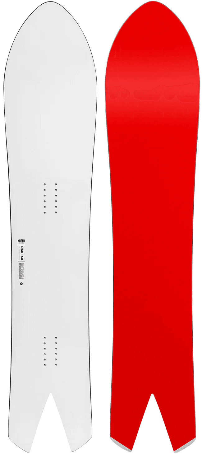 KORUA Dart All-Mountain Freeride Snowboard – Precision Carving and Powder Performance, image 1 of 2