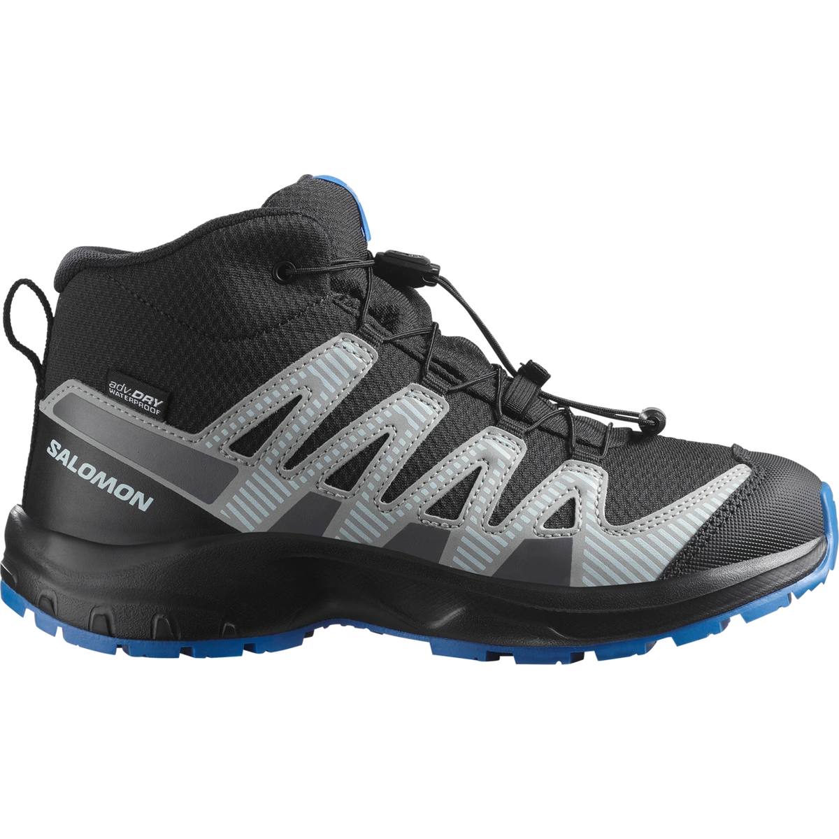 Salomon XA Pro V8 Mid Waterproof Kids' - Black / Monument