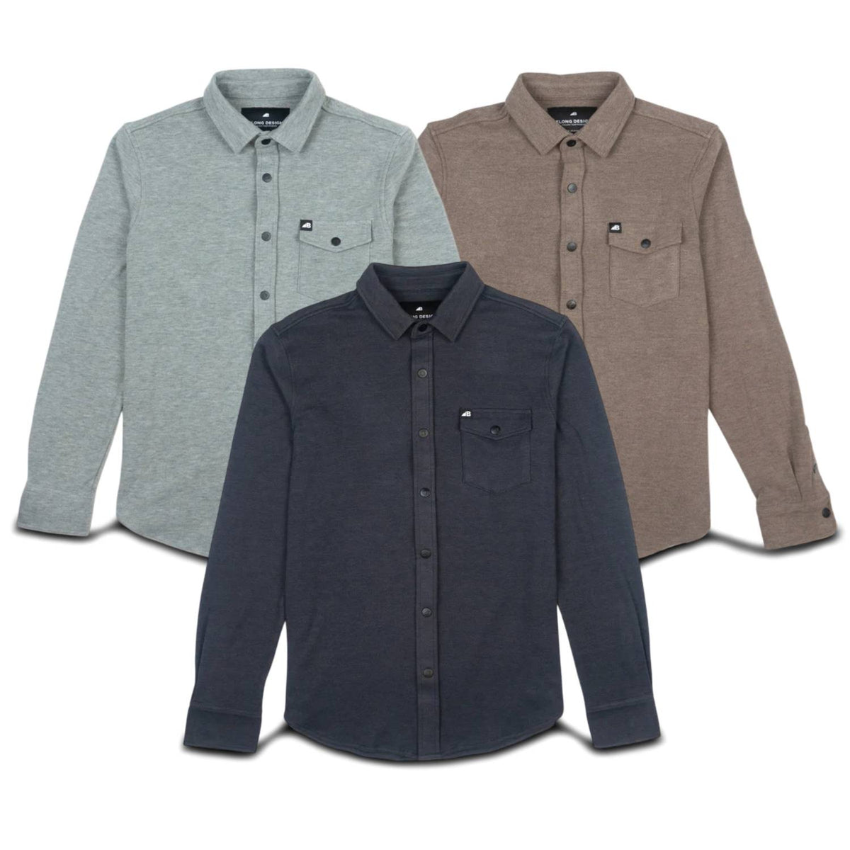 Belong Sherman Fleece Button-Up – Men’s Cozy Stretch Fleece Shirt
